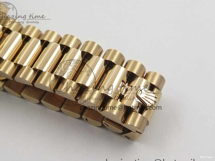 MiroTime 0117 MultiPurpose Day-Date 36 RG 128239 Bp Maker Best Edition White Dial on RG President Bracelet 3139